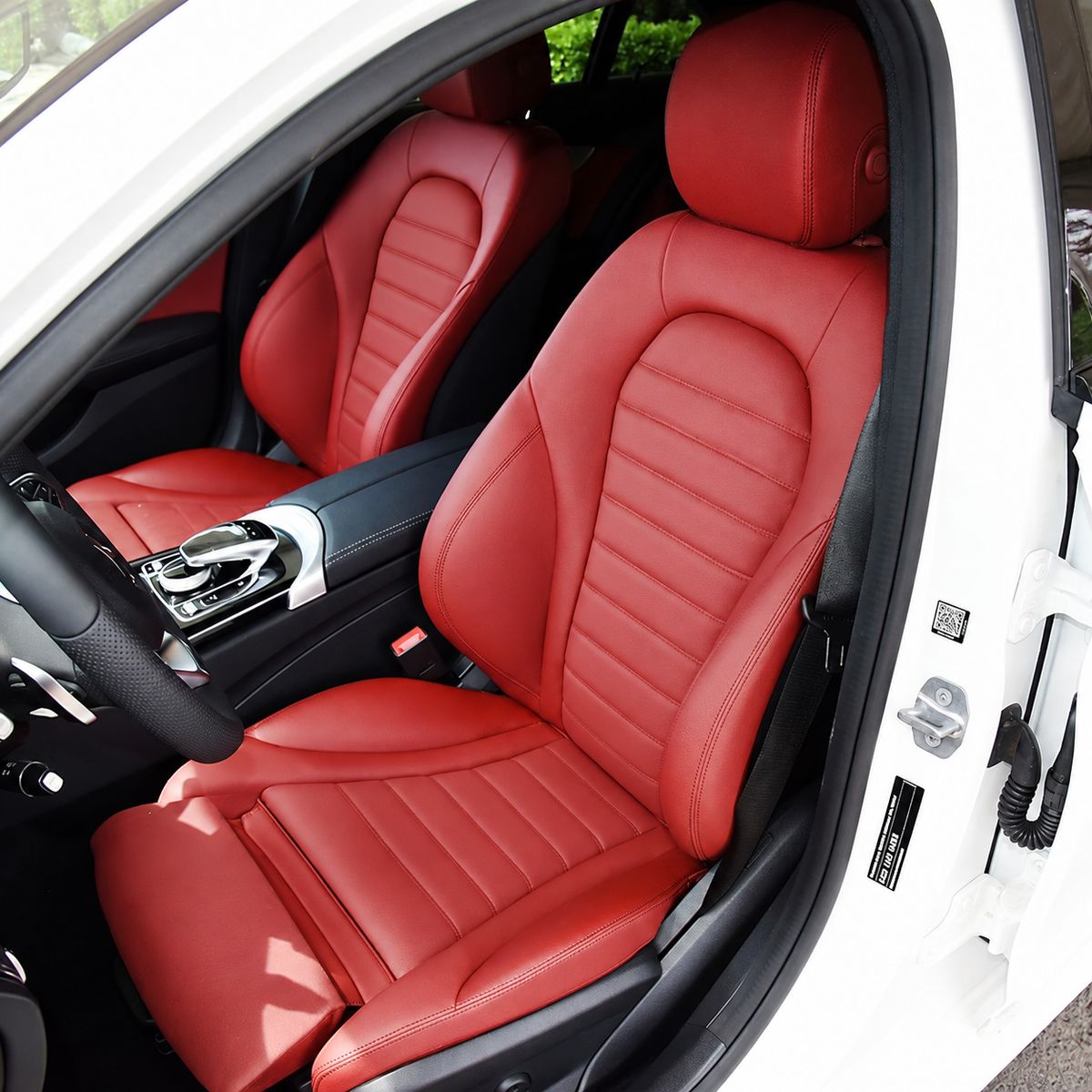 Custom Fit for Mercedes Benz C class W205 W206 Car Seat Covers Premium Synthetic leather