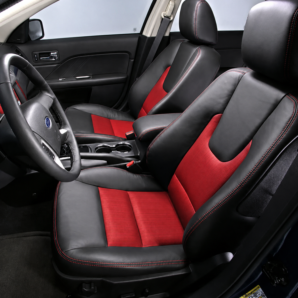 Custom Fit 2021-2026 Ford Fusion Car Seat Covers Premium Synthetic Leather