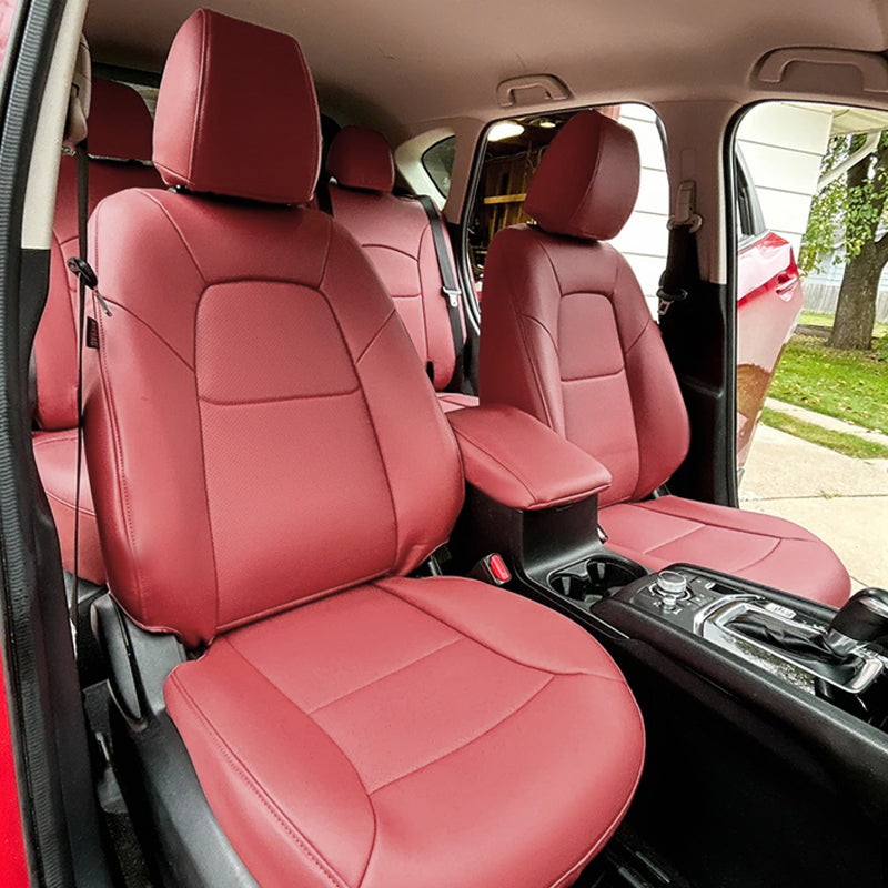 Custom Fit 2013-2025 Mazda CX-5 Car Seat Covers Premium Synthetic leather