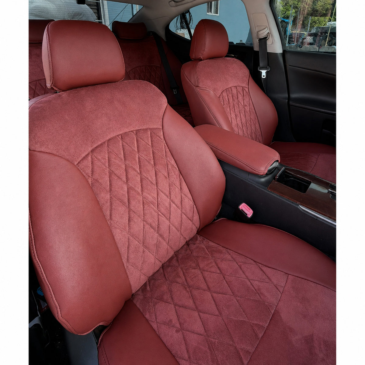 Custom Fit 2006-2026 Lexus IS250 IS350 IS300 IS500 Car Seat Covers Suede and Leather