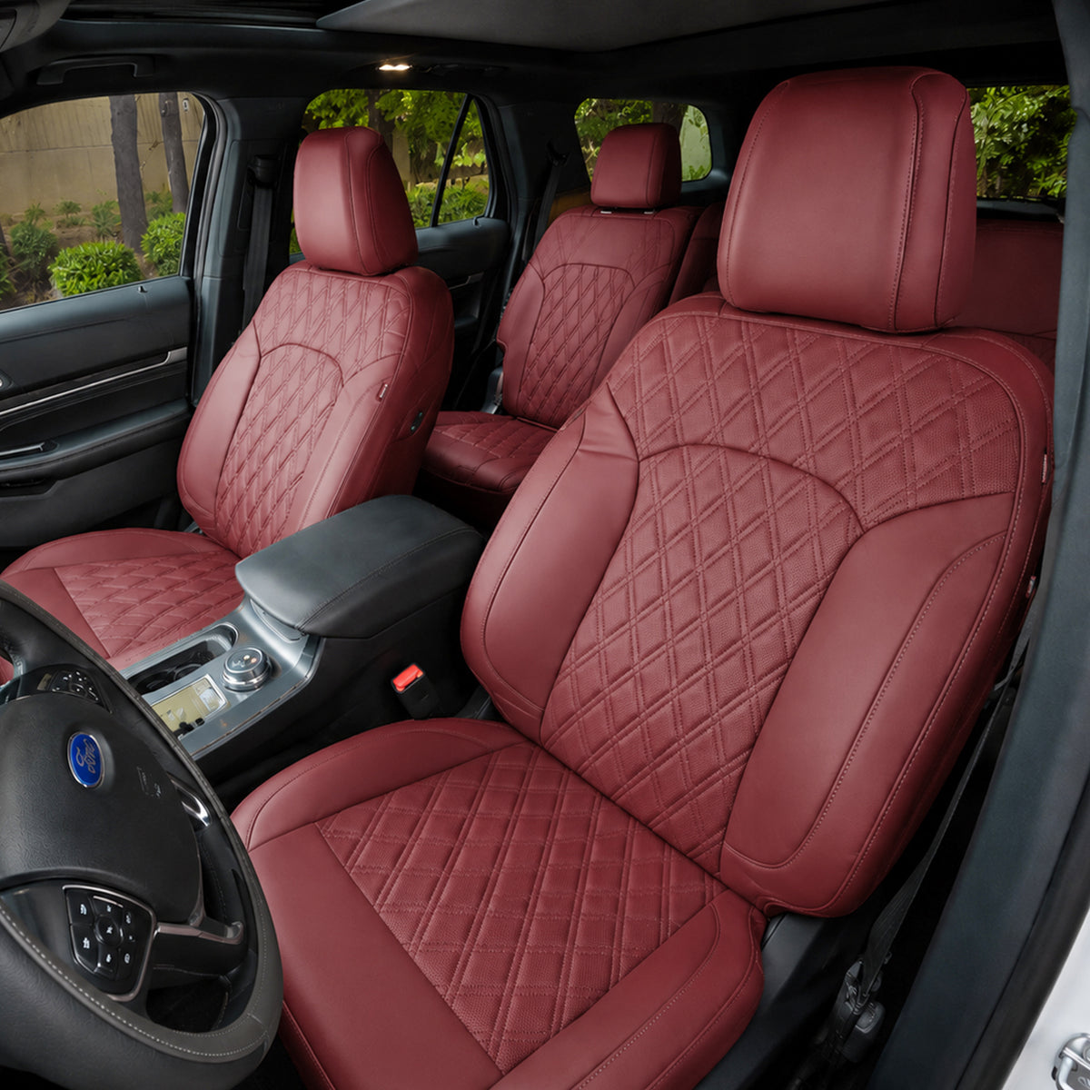 Custom Fit 2011-2026 Ford Explorer Car Seat Covers Premuim Synthetic Leather