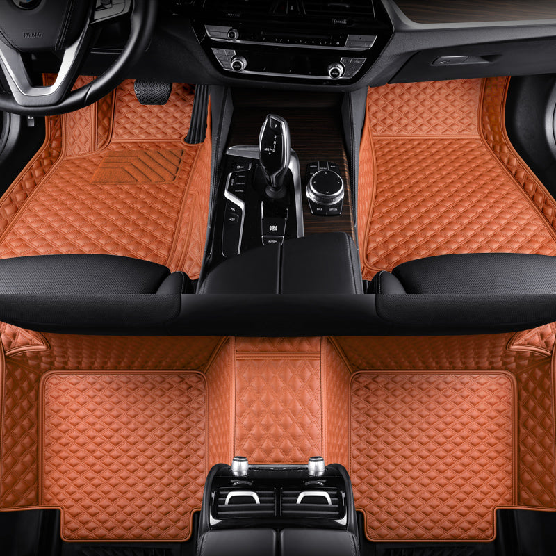 Custom Fit Car Floor Mat Premium Synthetic leather