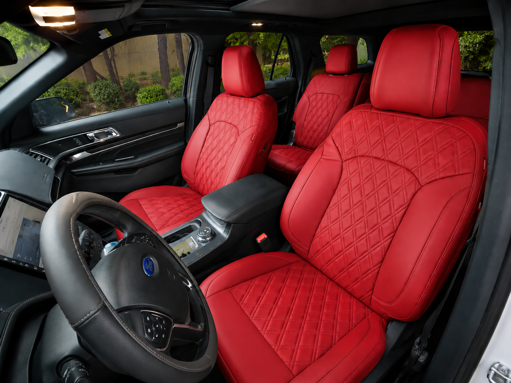 Custom Fit 2011-2026 Ford Explorer Car Seat Covers Premuim Synthetic Leather
