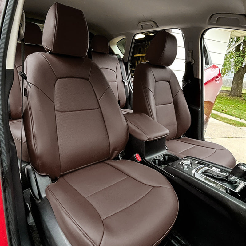 Custom Fit 2013-2025 Mazda CX-5 Car Seat Covers Premium Synthetic leather