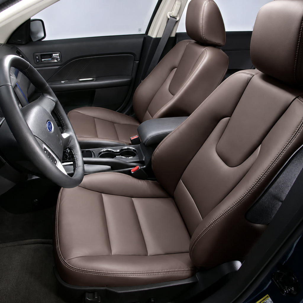 Custom Fit 2021-2026 Ford Fusion Car Seat Covers Premium Synthetic Leather