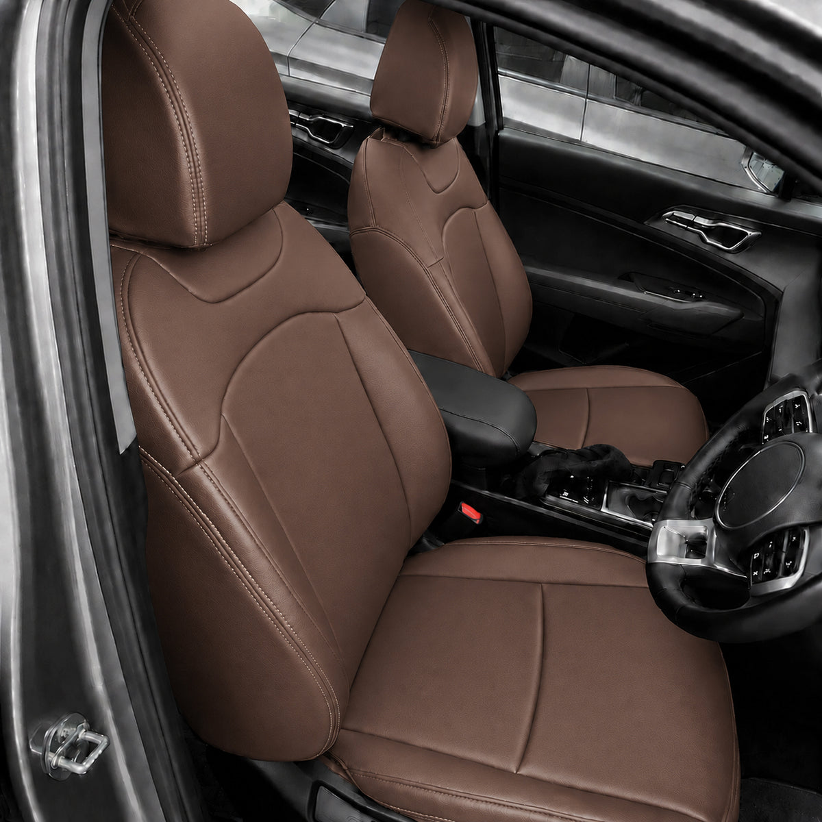 Custom Fit 2012-2026 Kia Sportage Car Seat Covers Premuim Synthetic Leather