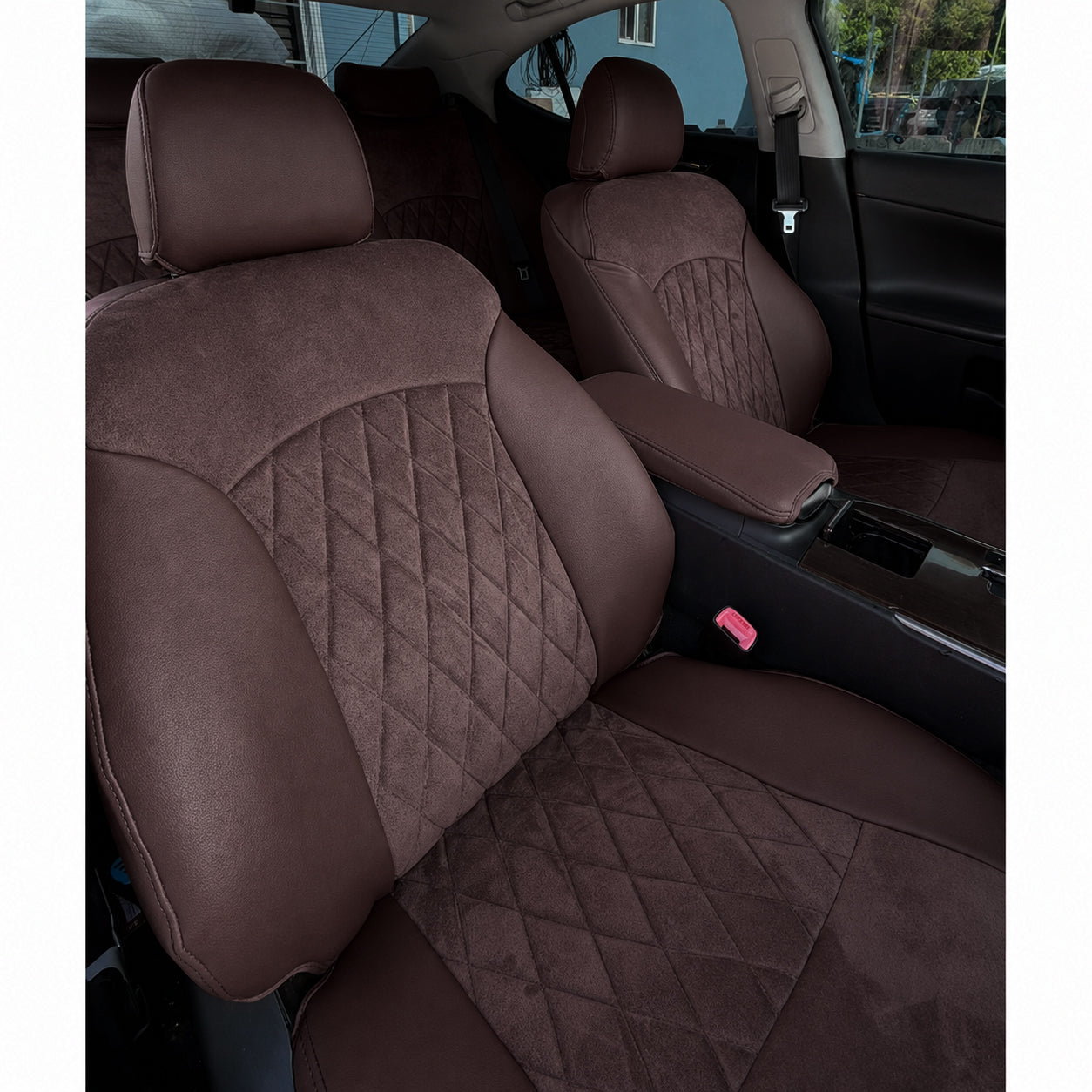 Custom Fit 2006-2026 Lexus IS250 IS350 IS300 IS500 Car Seat Covers Suede and Leather