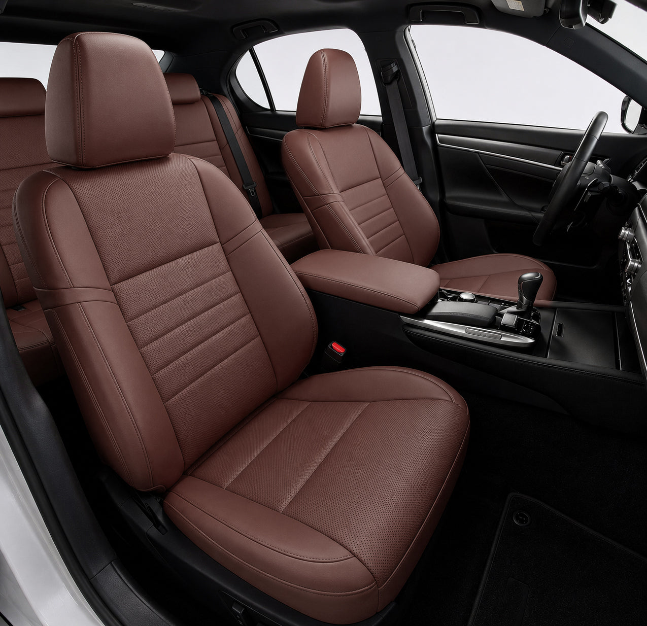 Custom Fit 2007-2020 Lexus GS350 Car Seat Covers Premuim Synthetic Leather