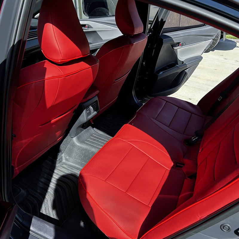 Custom Fit 2012-2026 Toyota Camry Car Seat Covers Premium Synthetic Leather