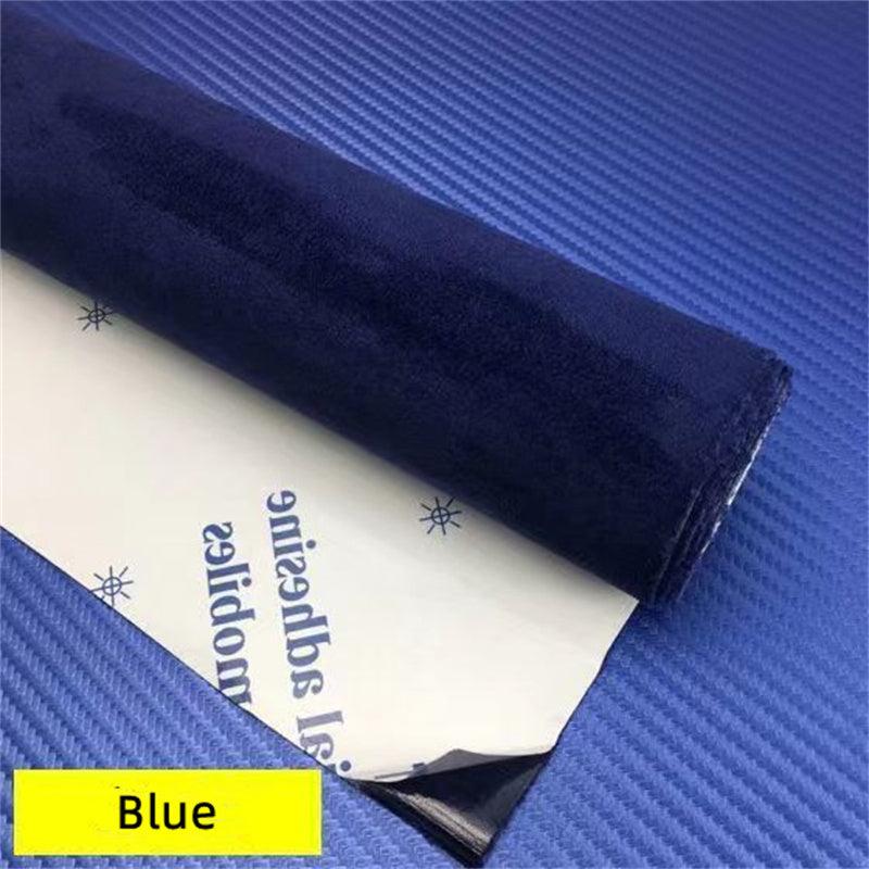 50*149cm Car Interior Upholstery Door Trim Dashboard Celling Central Armrest Repair Self-adhesive Suede Fabric 19.6 * 47.2inch