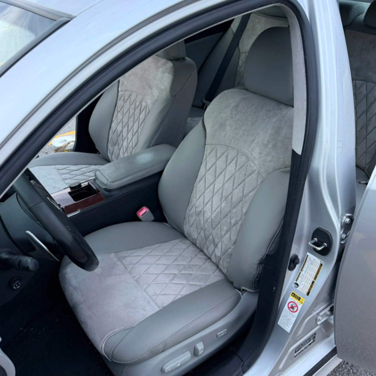 Custom Fit 2006-2026 Lexus IS250 IS350 IS300 IS500 Car Seat Covers Suede and Leather