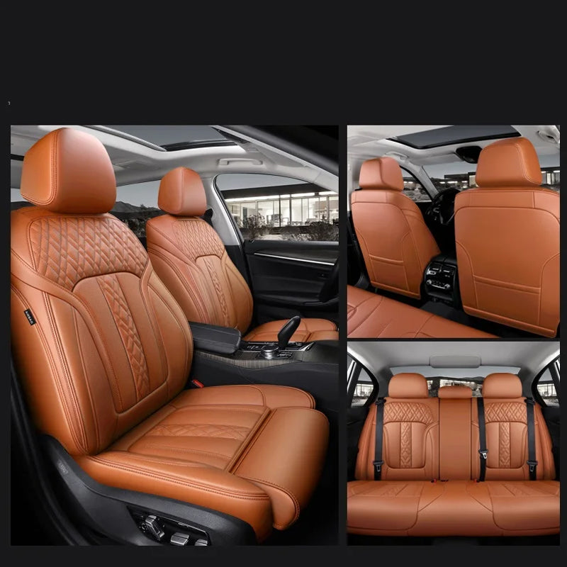 Custom Fit for BMW 7 5 3 1 Series X5 X3 X1  Car Seat Covers Premium Synthetic leather