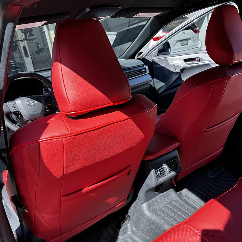 Custom Fit 2012-2026 Toyota Camry Car Seat Covers Premium Synthetic Leather