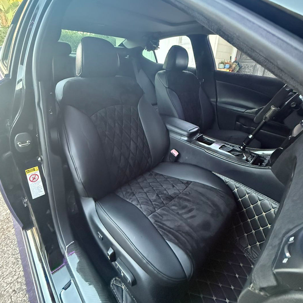 Custom Fit 2006-2026 Lexus IS250 IS350 IS300 IS500 Car Seat Covers Suede and Leather
