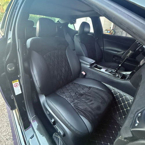 Custom Fit 2006-2026 Lexus IS250 IS350 IS300 IS500 Car Seat Covers Suede and Leather