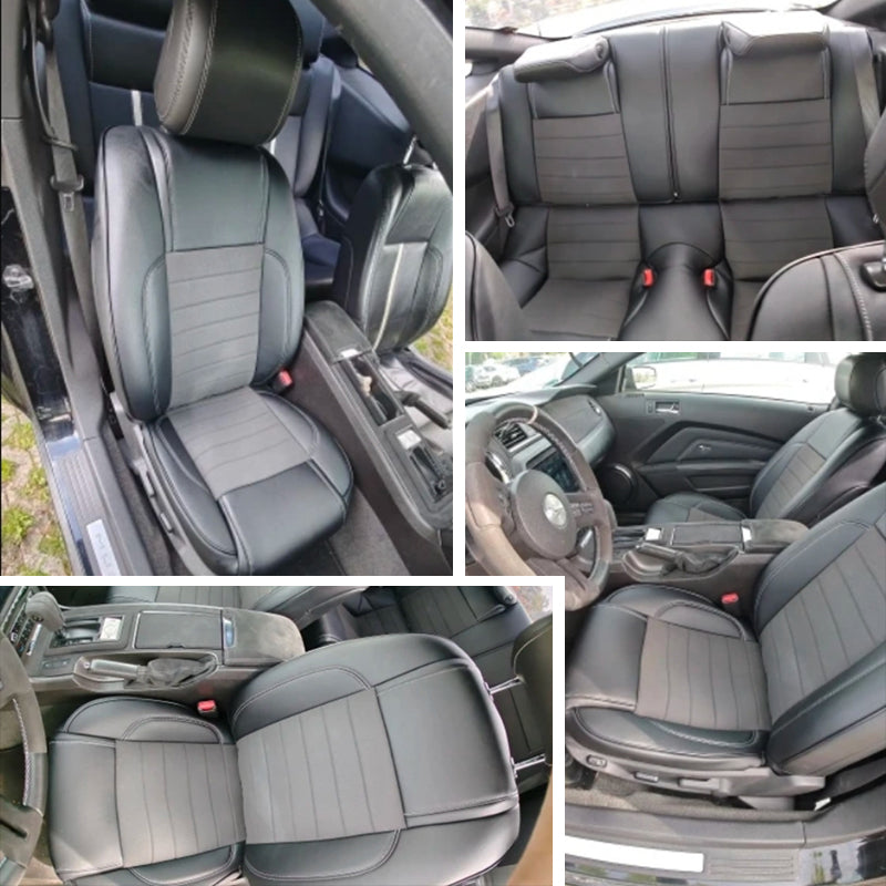 For 2010 2011 2012 2013 2014 Ford Mustang Coupe Custom Car Seat Covers