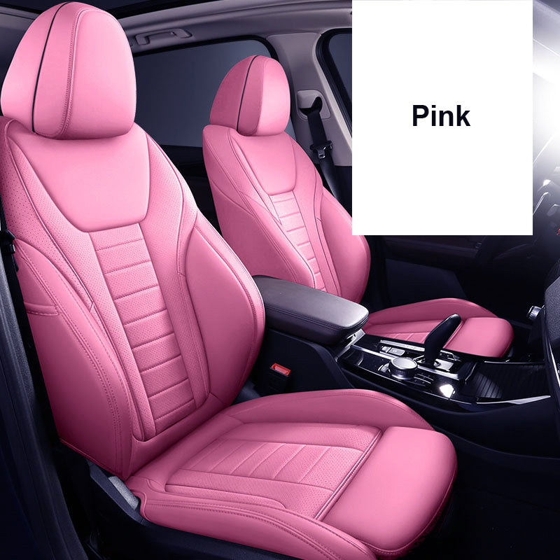 Custom Fit for Bmw Series X5 X3 X1 F30 F10 F20 G20 Car Seat Covers Premium Synthetic leather