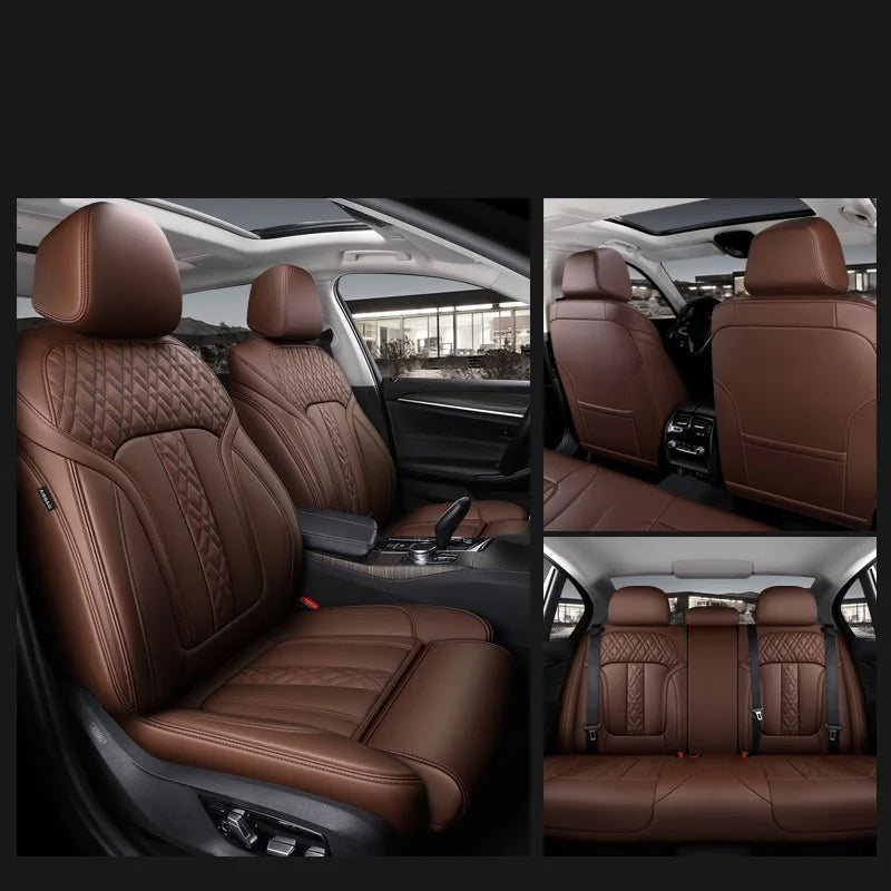 Custom Fit for BMW 7 5 3 1 Series X5 X3 X1  Car Seat Covers Premium Synthetic leather