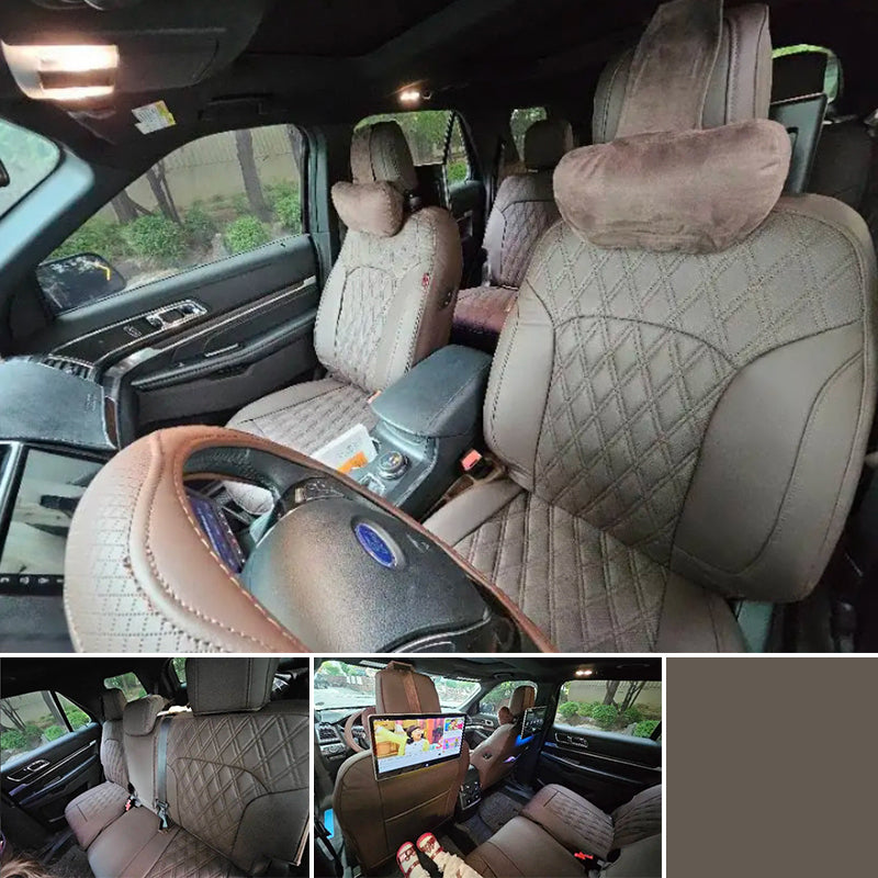 Custom Fit 2011-2026 Ford Explorer Car Seat Covers Premuim Synthetic Leather