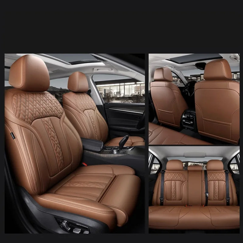 Custom Fit for BMW 7 5 3 1 Series X5 X3 X1  Car Seat Covers Premium Synthetic leather