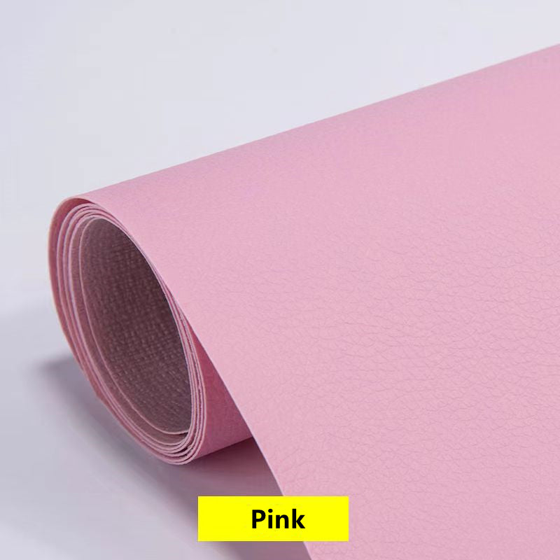 50*149cm Car Interior Upholstery Door Trim Dashboard Celling Central Armrest Repair Self-adhesive Leather Fabric 19.6 * 47.2inch