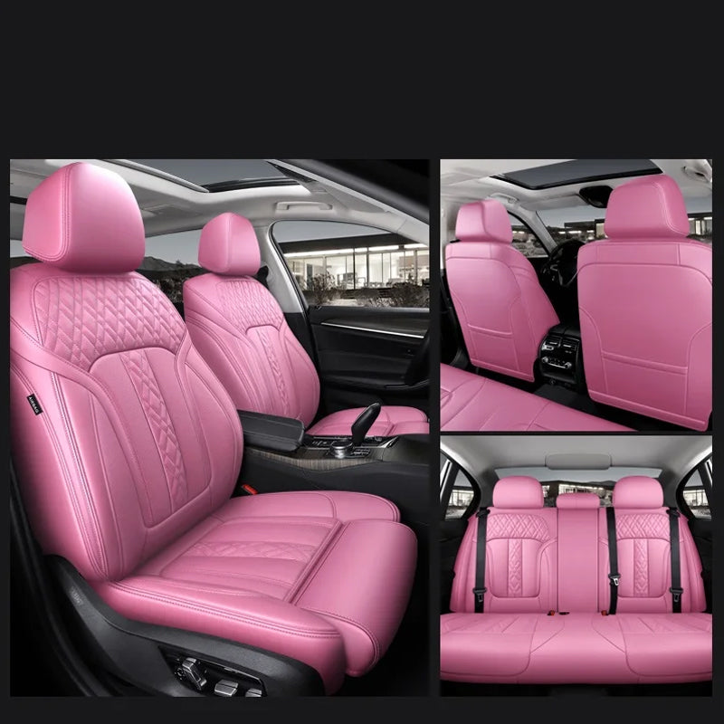 Custom Fit for BMW 7 5 3 1 Series X5 X3 X1  Car Seat Covers Premium Synthetic leather