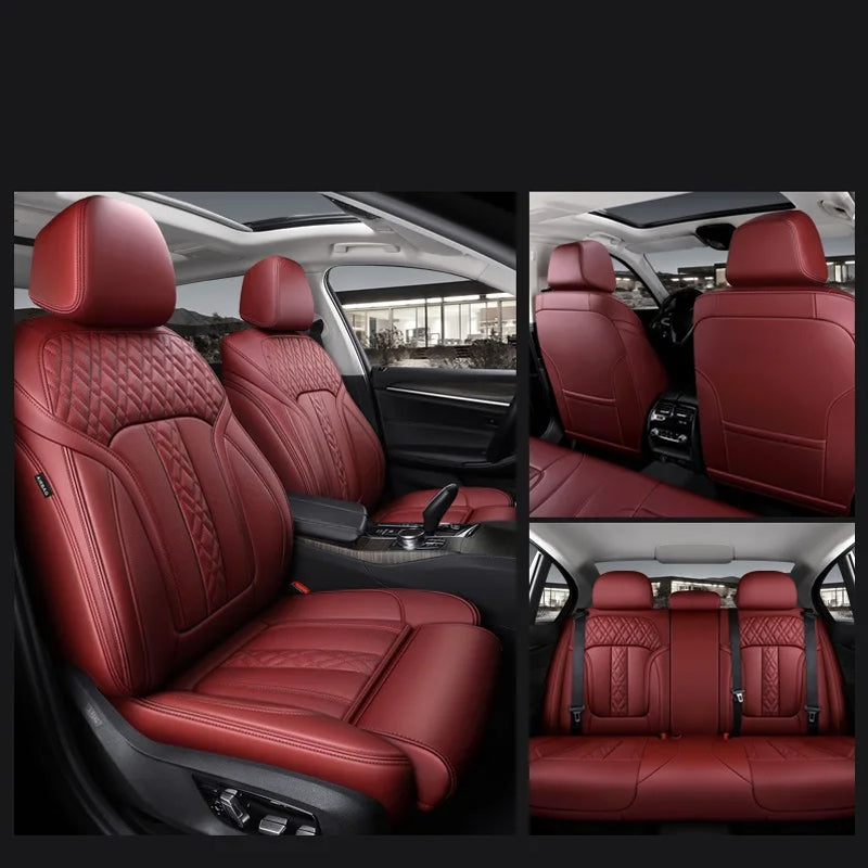 Custom Fit for BMW 7 5 3 1 Series X5 X3 X1  Car Seat Covers Premium Synthetic leather