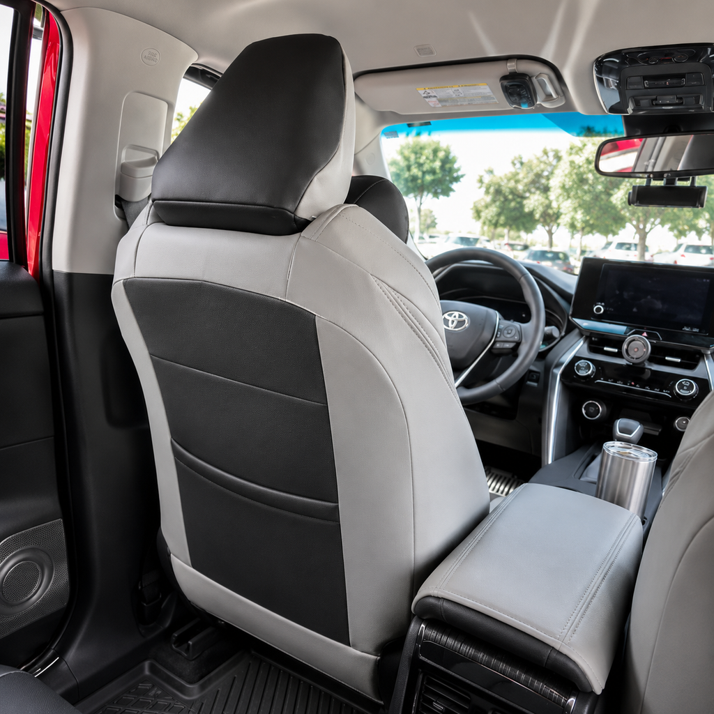 Custom Fit 2021-2024 Toyota Venza Car Seat Covers Premium Synthetic Leather