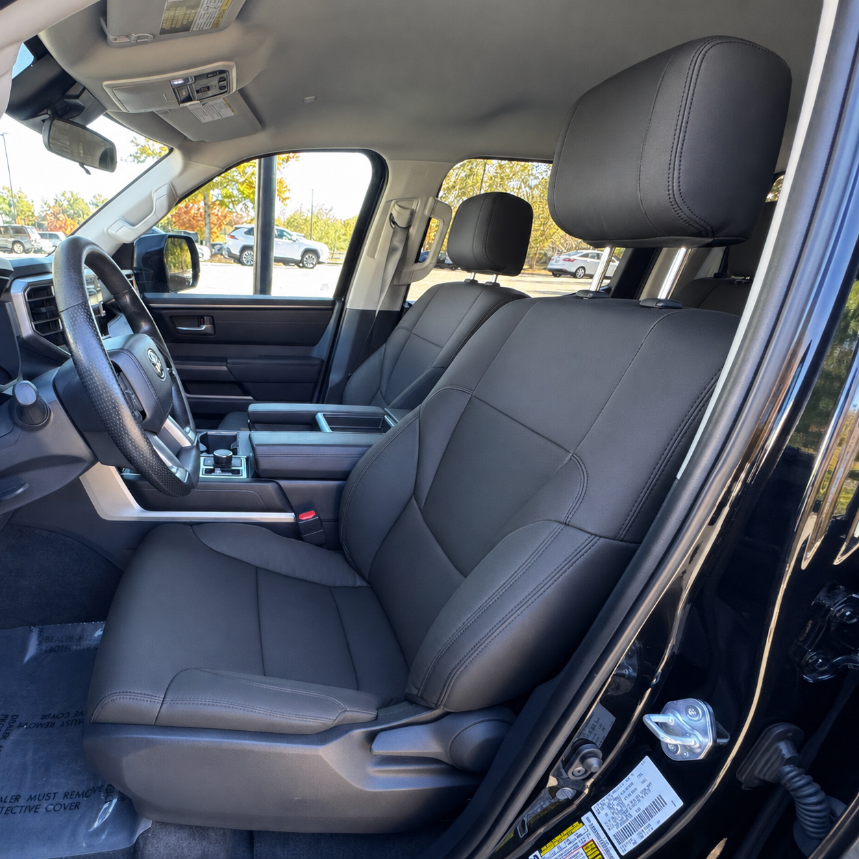 For 2022 2023 2024 2025 2026 Toyota Tundra Custom Seat Covers Premium Synthetic Leather