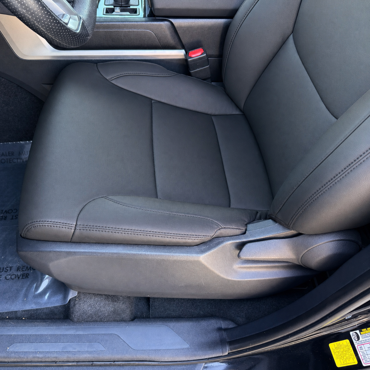 For 2022 2023 2024 2025 2026 Toyota Tundra Custom Seat Covers Premium Synthetic Leather