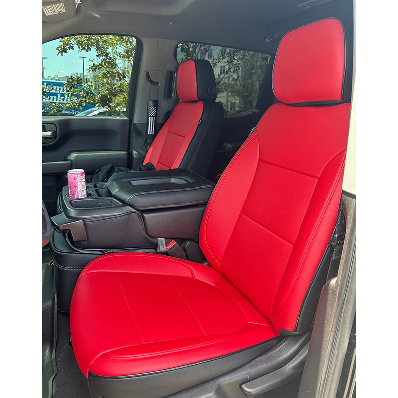 Custom Fit 2003-2026 Chevrolet Silverado Car Seat Covers Premium Synthetic Leather