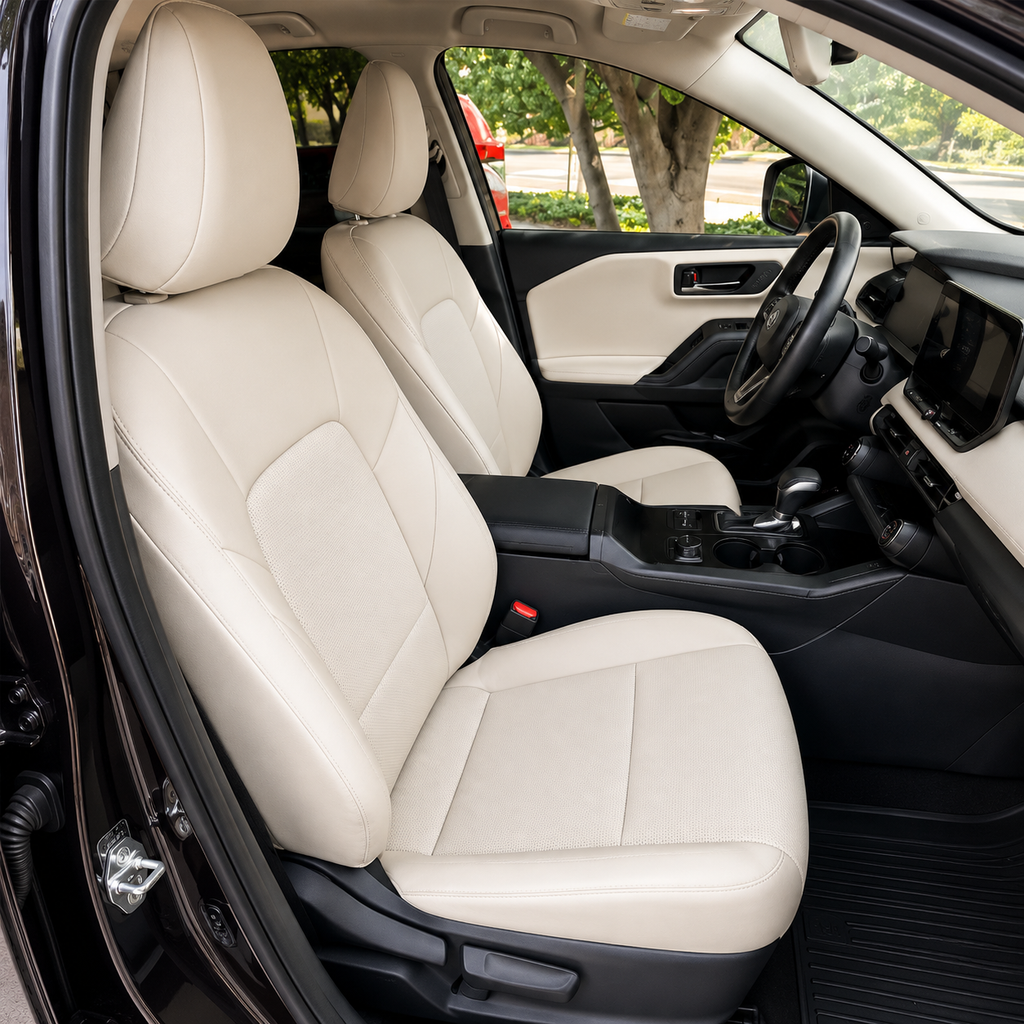 Custom Fit 2026 Toyota RAV4 Car Seat Covers Premium Synthetic Leather