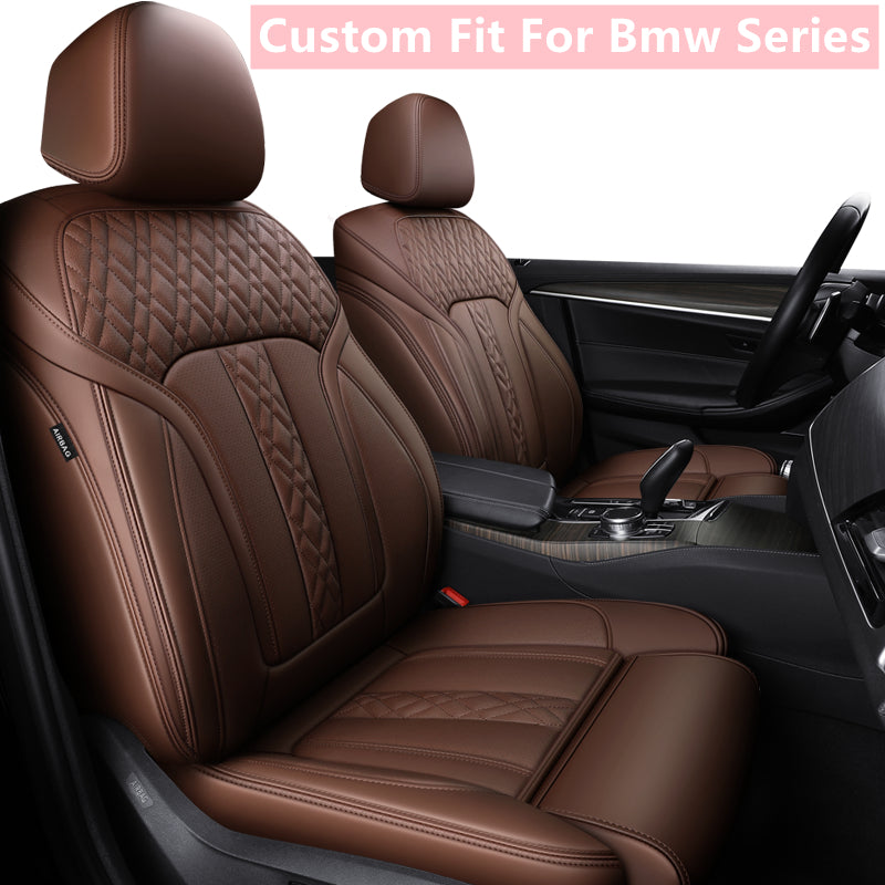 Custom Fit for BMW 7 5 3 1 Series X5 X3 X1  Car Seat Covers Premium Synthetic leather