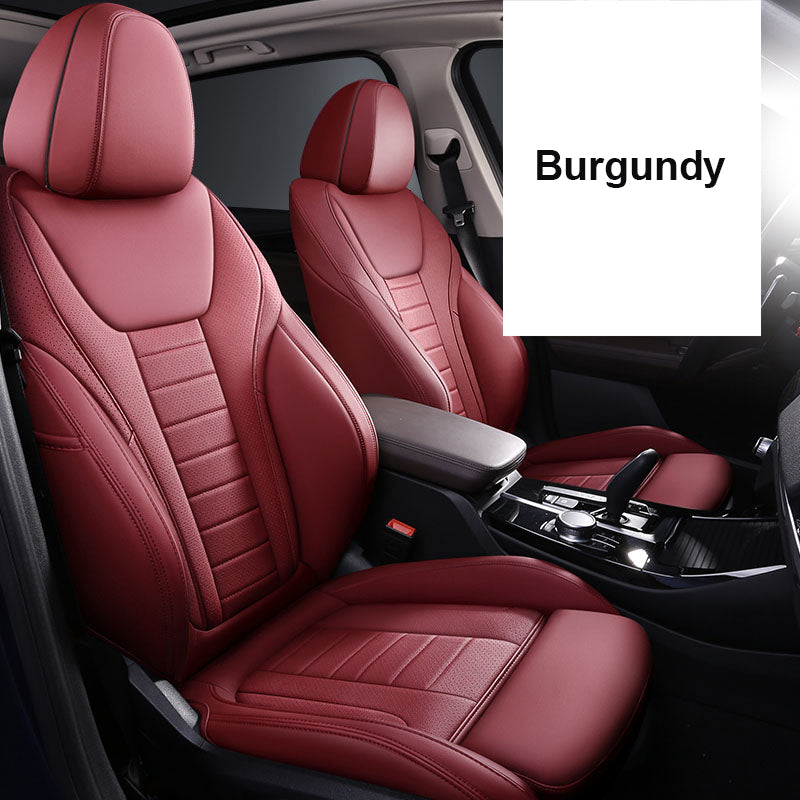 Custom Fit for Bmw Series X5 X3 X1 F30 F10 F20 G20 Car Seat Covers Premium Synthetic leather