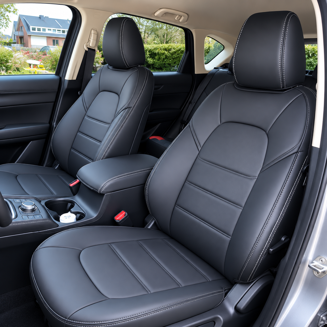 Custom Fit 2013-2025 Subaru Forester Car Seat Covers Premium Synthetic leather