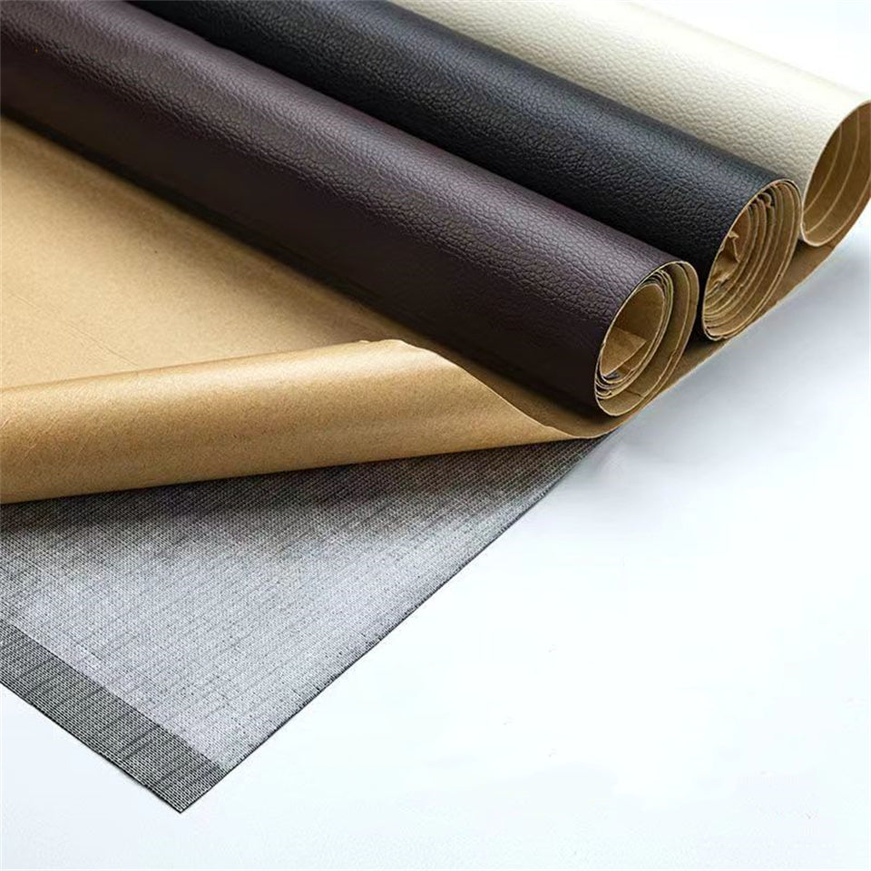 50*149cm Car Interior Upholstery Door Trim Dashboard Celling Central Armrest Repair Self-adhesive Leather Fabric 19.6 * 47.2inch