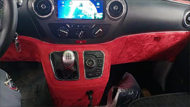 50*149cm Car Interior Upholstery Door Trim Dashboard Celling Central Armrest Repair Self-adhesive Suede Fabric 19.6 * 47.2inch