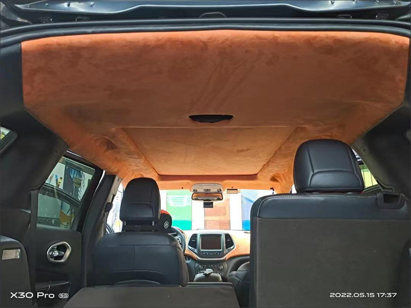 50*149cm Car Interior Upholstery Door Trim Dashboard Celling Central Armrest Repair Self-adhesive Suede Fabric 19.6 * 47.2inch