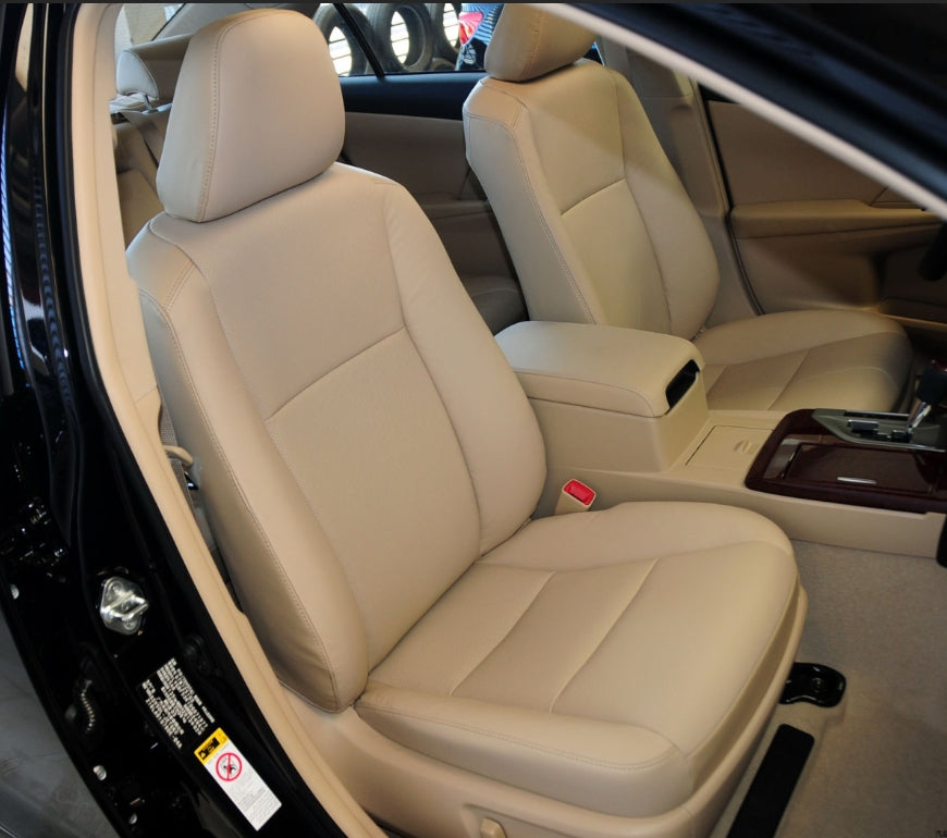 Custom Fit 2012-2026 Toyota Camry Car Seat Covers Premium Synthetic Leather