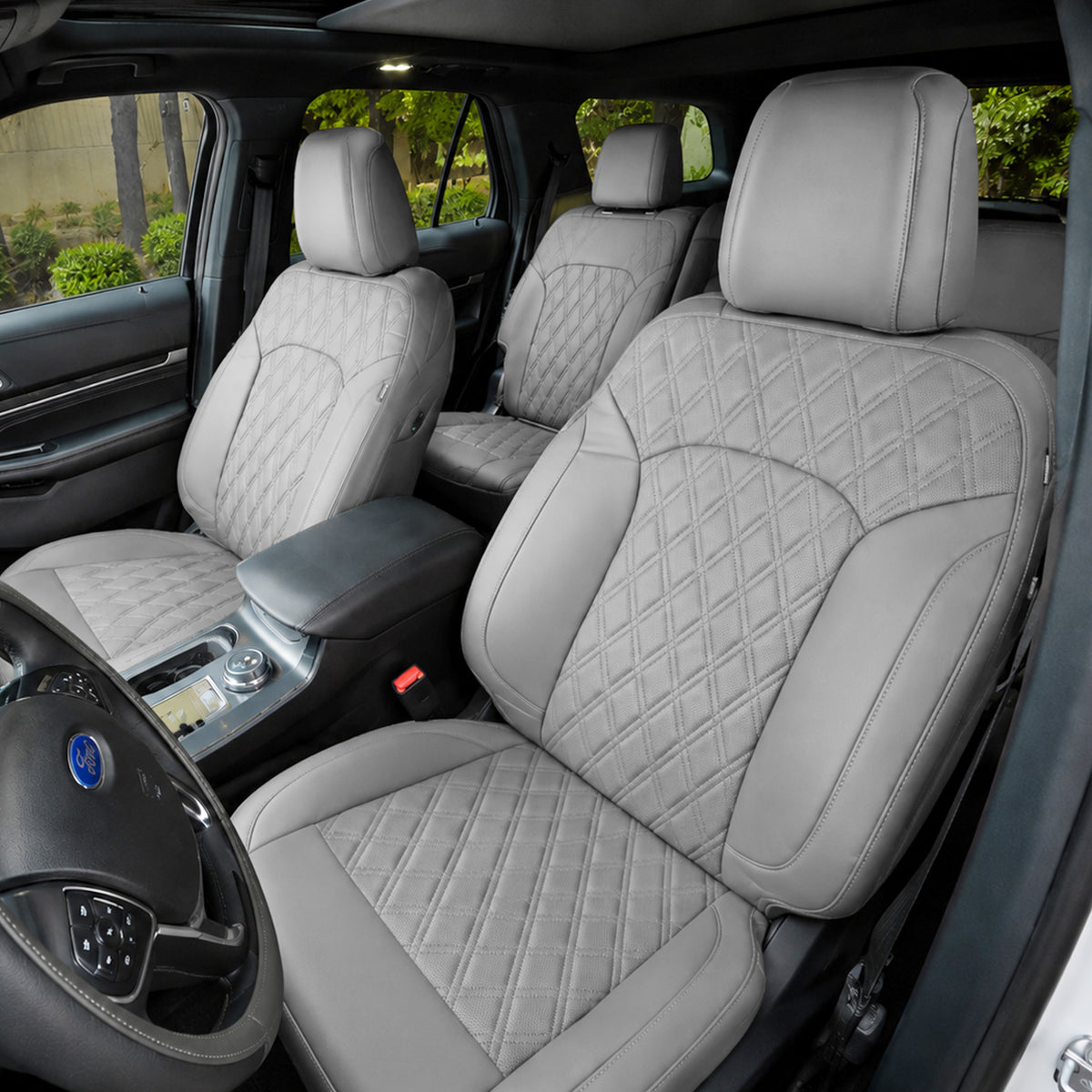 Custom Fit 2011-2026 Ford Explorer Car Seat Covers Premuim Synthetic Leather