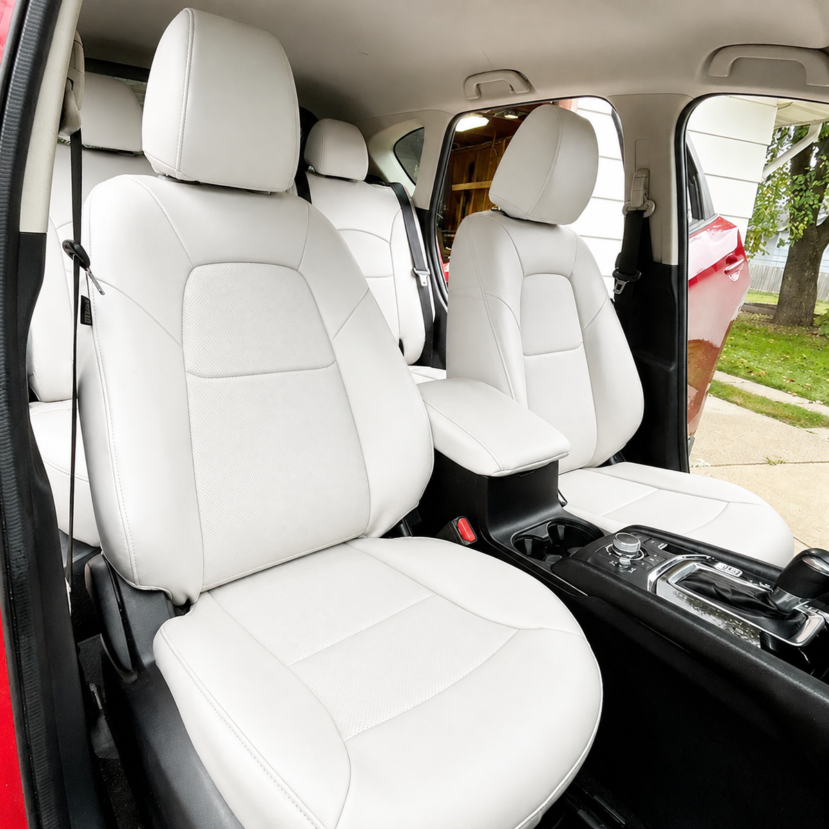 Custom Fit 2013-2025 Mazda CX-5 Car Seat Covers Premium Synthetic leather