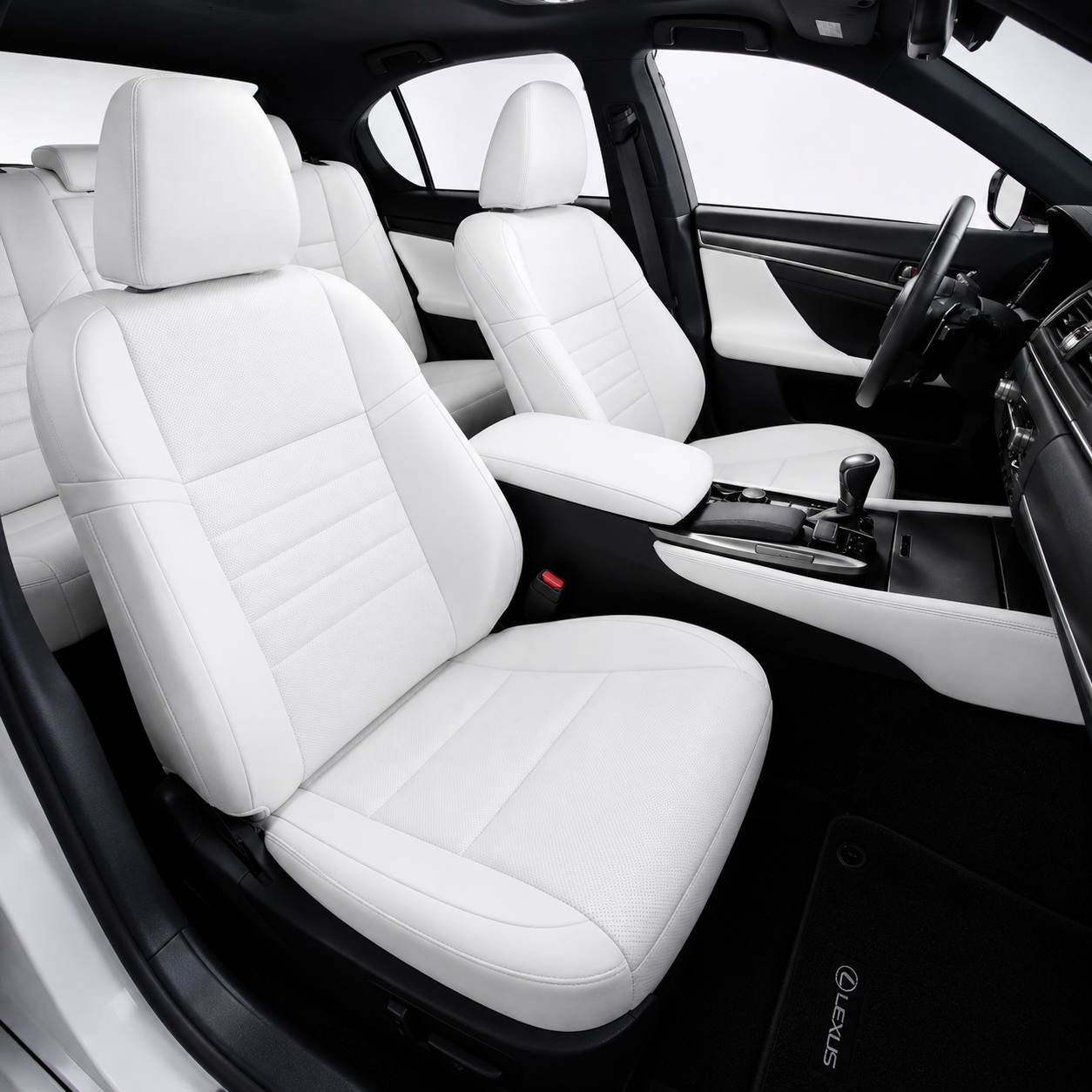 Custom Fit 2007-2020 Lexus GS350 Car Seat Covers Premuim Synthetic Leather