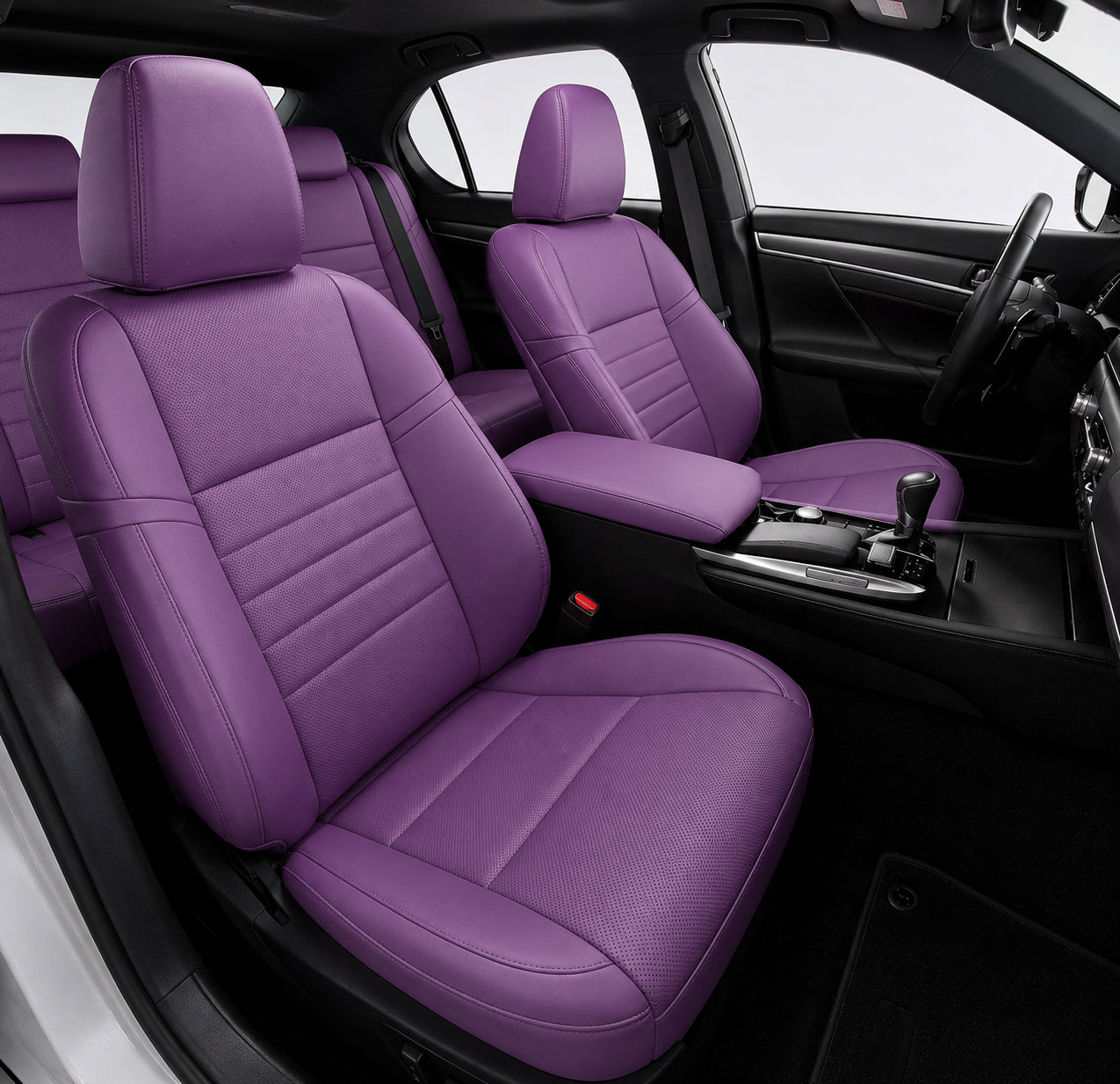 Custom Fit 2007-2020 Lexus GS350 Car Seat Covers Premuim Synthetic Leather
