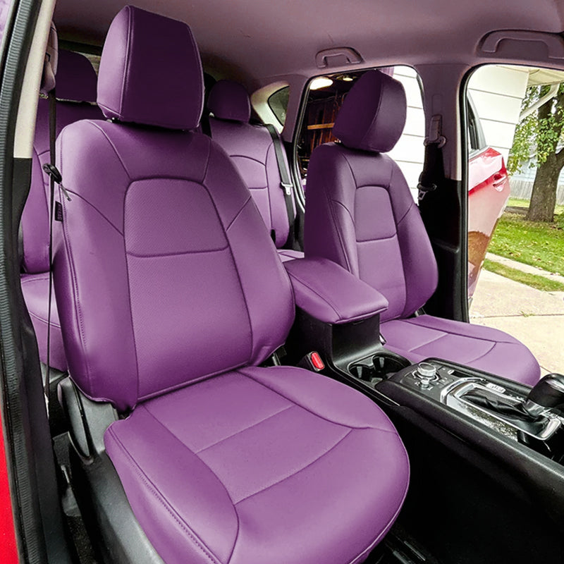 Custom Fit 2013-2025 Mazda CX-5 Car Seat Covers Premium Synthetic leather
