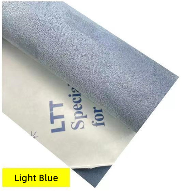 50*149cm Car Interior Upholstery Door Trim Dashboard Celling Central Armrest Repair Self-adhesive Suede Fabric 19.6 * 47.2inch