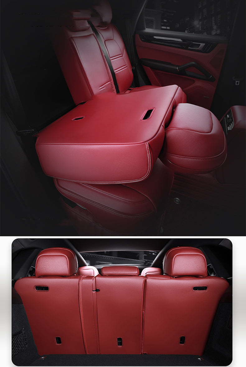 Custom Fit for Porsche Cayenne Macan Panamera Car Seat Covers Premium Synthetic leather