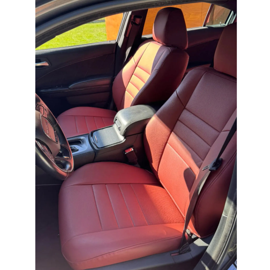 Custom Fit 2011-2026 Dodge Charger Car Seat Covers Premium Synthetic Leather