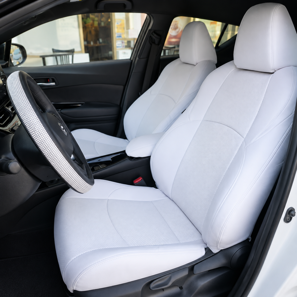 Custom Fit 2018-2023 Toyota C-HR Car Seat Covers Premium Synthetic Leather