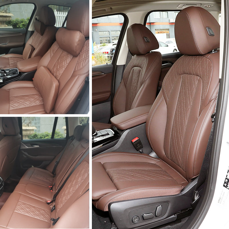 Custom Fit for BMW 7 5 3 1 Series X5 X3 X1  Car Seat Covers Premium Synthetic leather