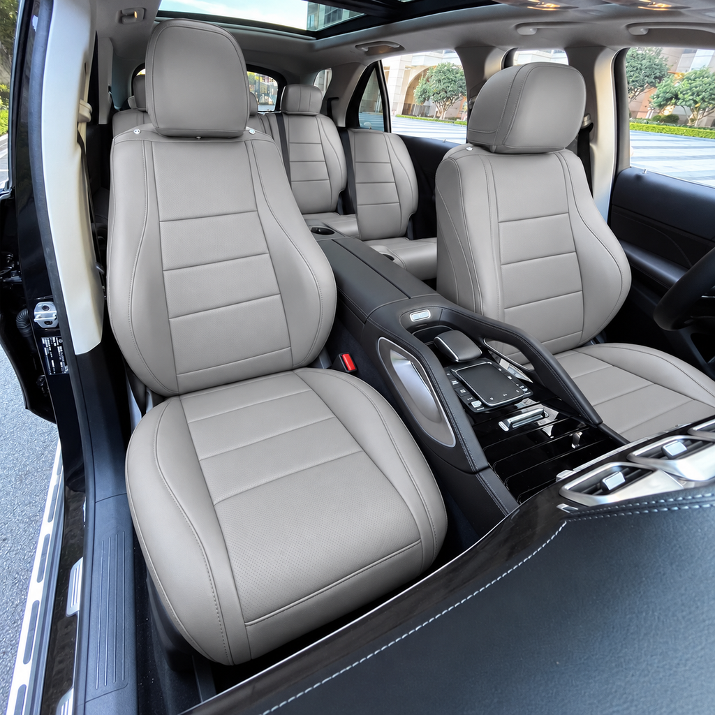 Custom Fit for Mercedes Benz GLE 450 350 G580 550e GLS 400 Car Seat Covers